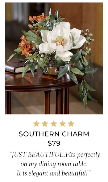 Southern Charm Silk Flower Arrangement, available at Petals.