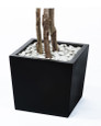 Black Faux Landscaping Stones for Decorative Containers