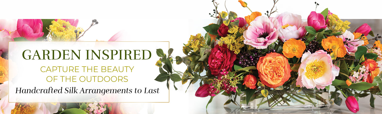 Garden Inspired Silk Flowers
