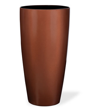 Tall Uptown Decorative Container 13"W x 23"H Burnt Copper
