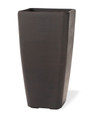 Tall Cubico Decorative Container - 12"W x 23"H Havana Brown