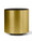 Cylinder Container - 14" W x  14" H - Brushed Gold