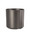 14" Spun Metallic Tree & Plant Container - Black Steel
