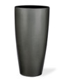 Tall Uptown Decorative Container - 9"W x 16"H Light Graphite
