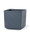 Cubico Decorative Container - 14"W x 14"H - Granite Gray