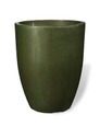 Fiberglass Garden Glaze Container - 11"W x 13.75"H - Green