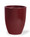 Fiberglass Garden Glaze Container - 11"W x 13.75"H - Oxblood, by Petals.