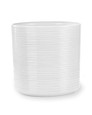 Newport Decorative Container 11"W x 11"H - Gloss White