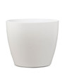 Fiberglass Uptown Decorative Container - 8"W x 8"H - Satin White