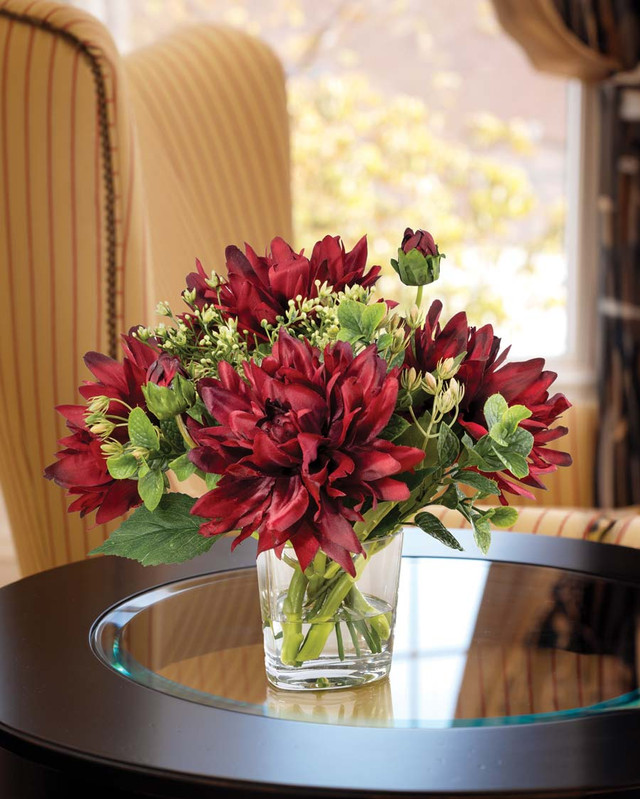 Dahlia Delight Silk Flower Arrangement