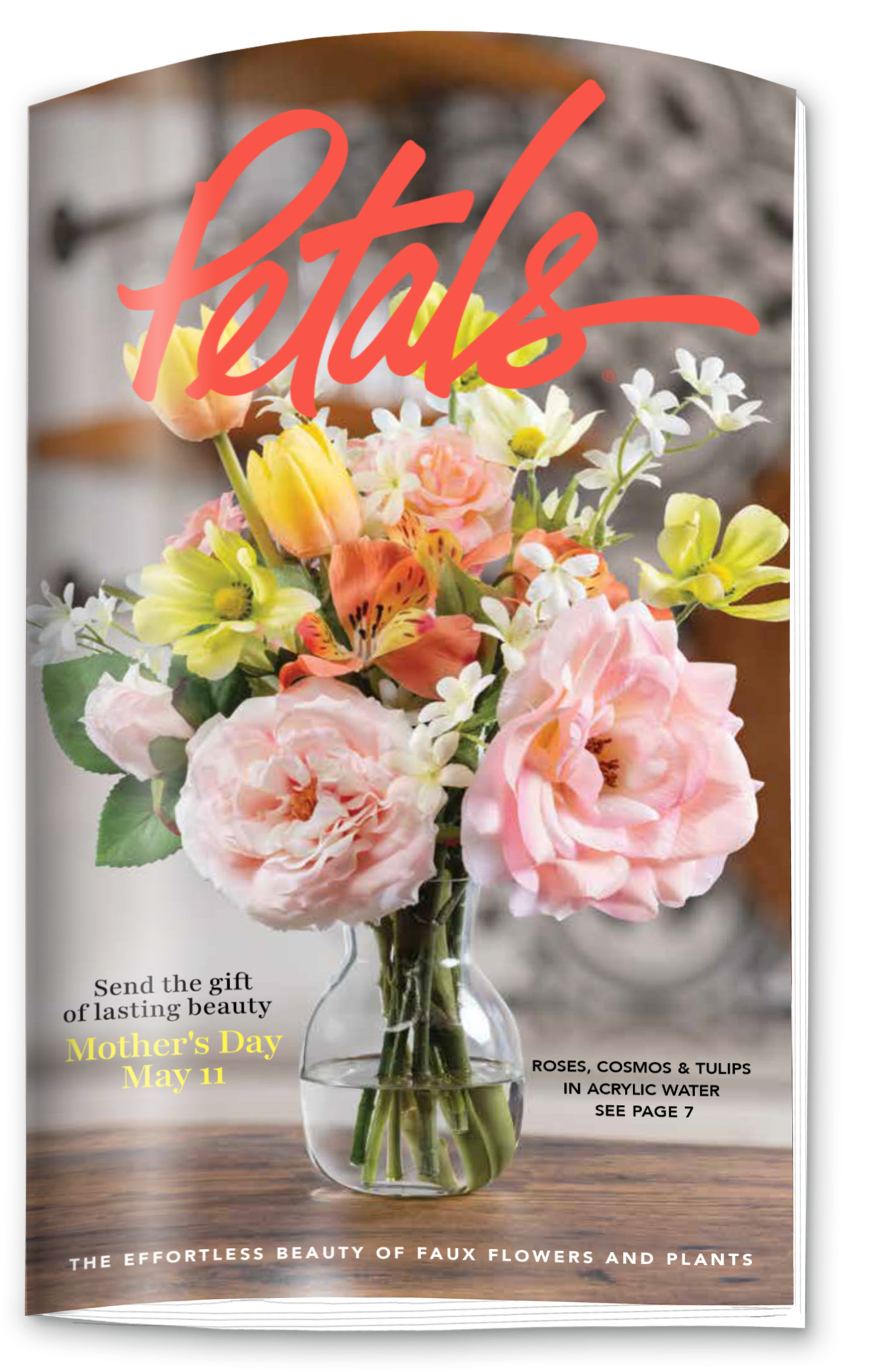 The petals catalog presents an extensive collection of handcrafted, premium-quality silk flower accents, centerpieces, plant and tree designs, and decorative containers. 