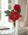 Open Rose & Bud Accent