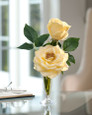 Open Rose & Bud Accent