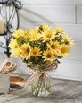 Farmhouse Daisies Silk Flower Arrangement