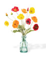 California Poppies Silk Flower Arrangement from Petals.