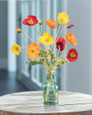 California Poppies Silk Flower Arrangement from Petals.