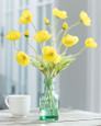 California Poppies Silk Flower Arrangement from Petals.