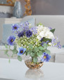 Cosmos & Hydrangea Silk Flower Accent by Petals.