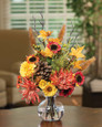 Harvest Moon Silk Flower Autumn Accent, by Petals.