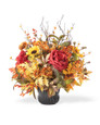 Autumn Opulence Silk Flower Centerpiece, By Petals.