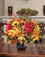 Autumn Opulence Silk Flower Centerpiece, By Petals.