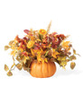 Pumpkin Harvest Faux Flower Centerpiece