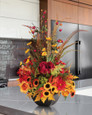 Autumn Garden Silk Flower Centerpiece