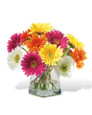 Gerbera Daisy Silk Flower Centerpiece