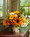 Autumn Sunrise Silk Flower Fall Centerpiece
