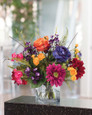 Festive Mood Silk Flower Centerpiece