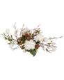 Magnolia & Dahlia Silk Flower Centerpiece 