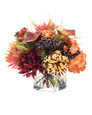 Spider Mum & Blackberries Silk Flower Centerpiece