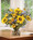 Sunflower Synergy Faux Flower Arrangement, by Petals.