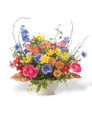 Garden Kaleidoscope Silk Flower Centerpiece, by Petals.