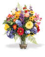 Garden Brilliance Faux Flower Design.