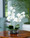 Cream White Phalaenopsis Orchid in elegant glass bowl
