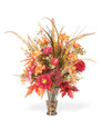 Autumn Fireworks Silk Flower Arrangement