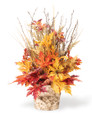 Autumn Whirlwind Faux Flower Arrangement
