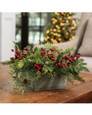 JR Pine & Berry Artificial Holiday Centerpiece