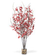 Ilex Berries & Birch Faux Holiday Arrangement, by Petals.