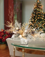 Champagne Elegance Artificial Holiday Centerpiece
