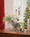 Champagne Elegance Faux Holiday Sleigh Arrangement