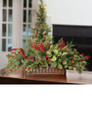 Pine, Berry & Cedar Large Artificial Holiday Centerpiece