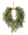 Spruce & Cones Artificial Winter Holiday Wreath