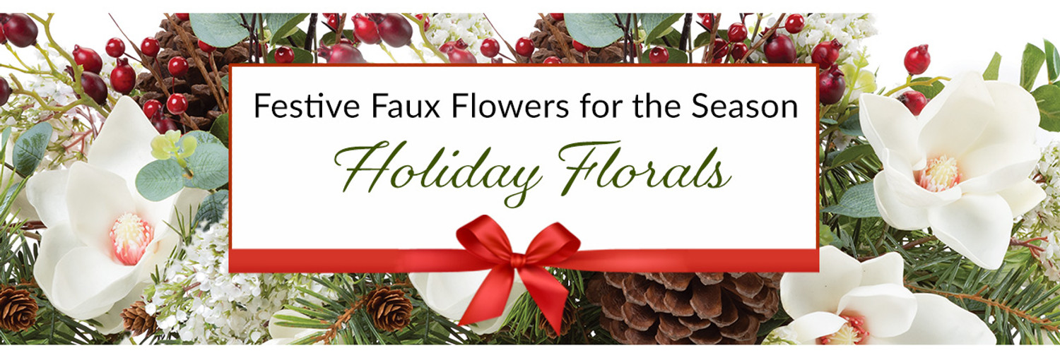 Festive Faux Flowers for the Holiday Season