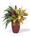 Aspidistra & Croton Faux Floor Plant by Petals.