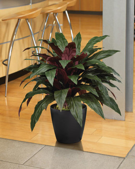 Aspidistra Faux Floor Plant, by Petals.
