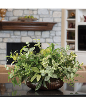 Mixed Silk Foliage Planter, by Petals.