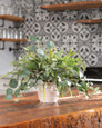 Eucalyptus & Fittonia<br>Faux Foliage Arrangement