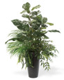 Fiddle Leaf & Palm Faux Foliage Arrangement